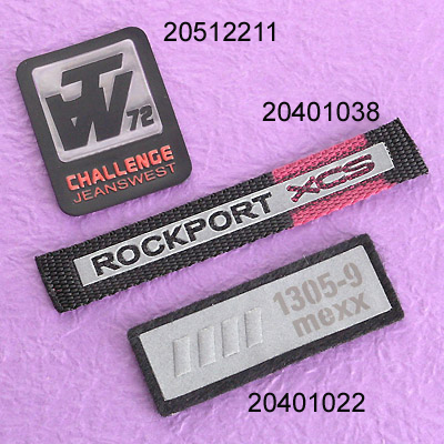 2D PVC/Reflective Badge or Zipperpuller